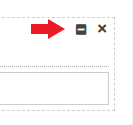 minimize element.