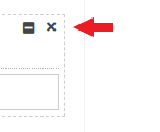 Delete element.